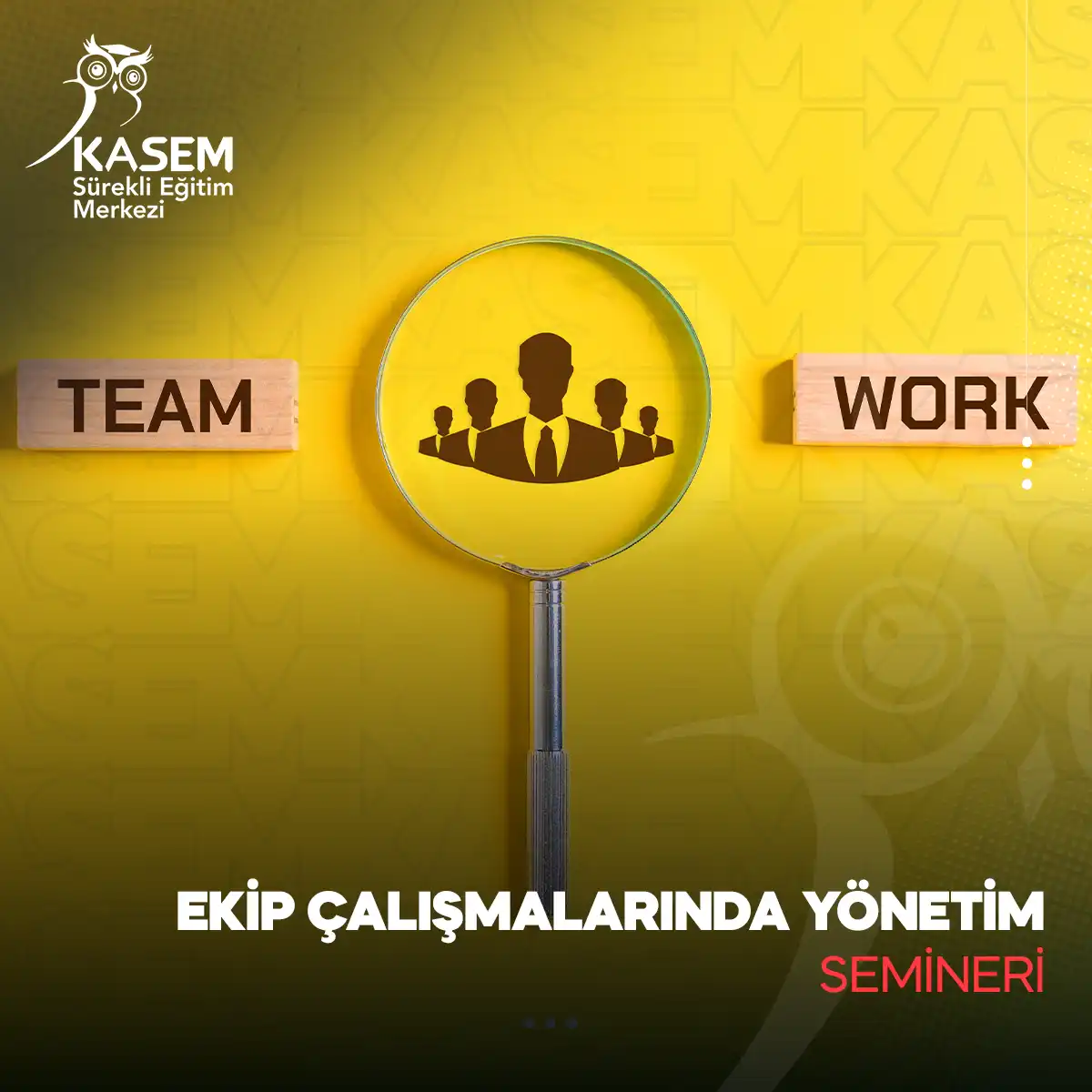 Ekip Çalışmalarında Yönetim Semineri